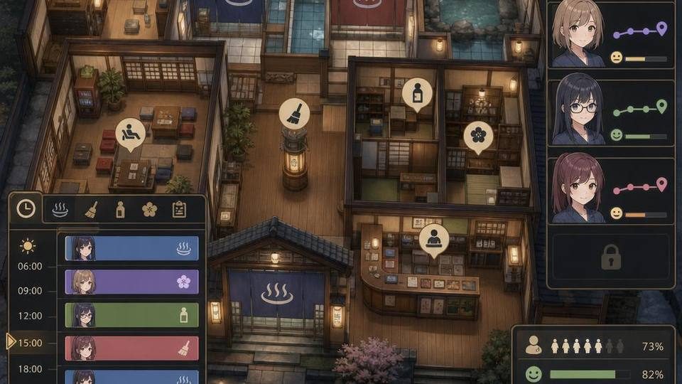 背德浴场 地图探索 演示图 4