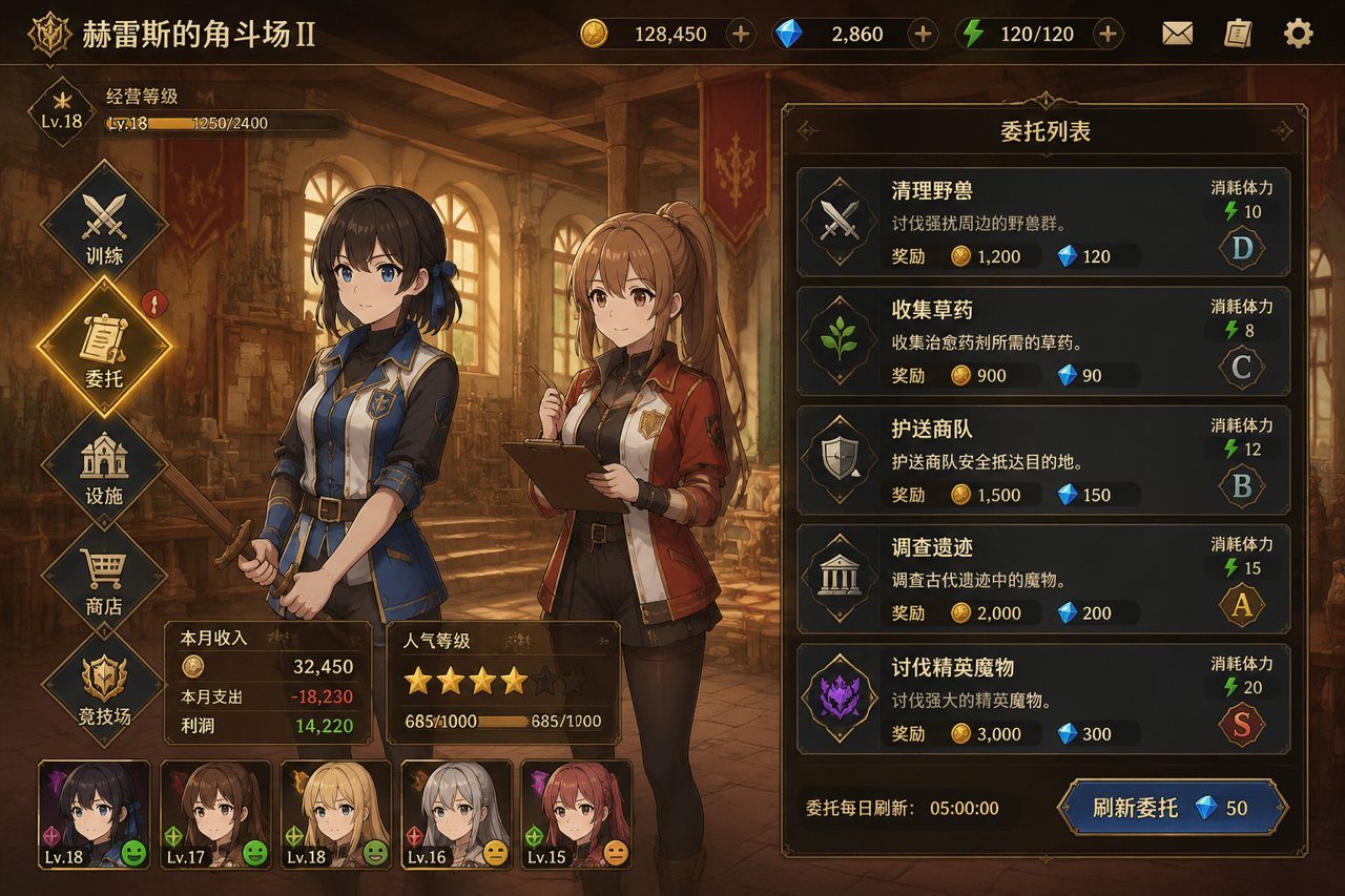 赫雷斯的角斗场Ⅱ 版本内容 详情图 2